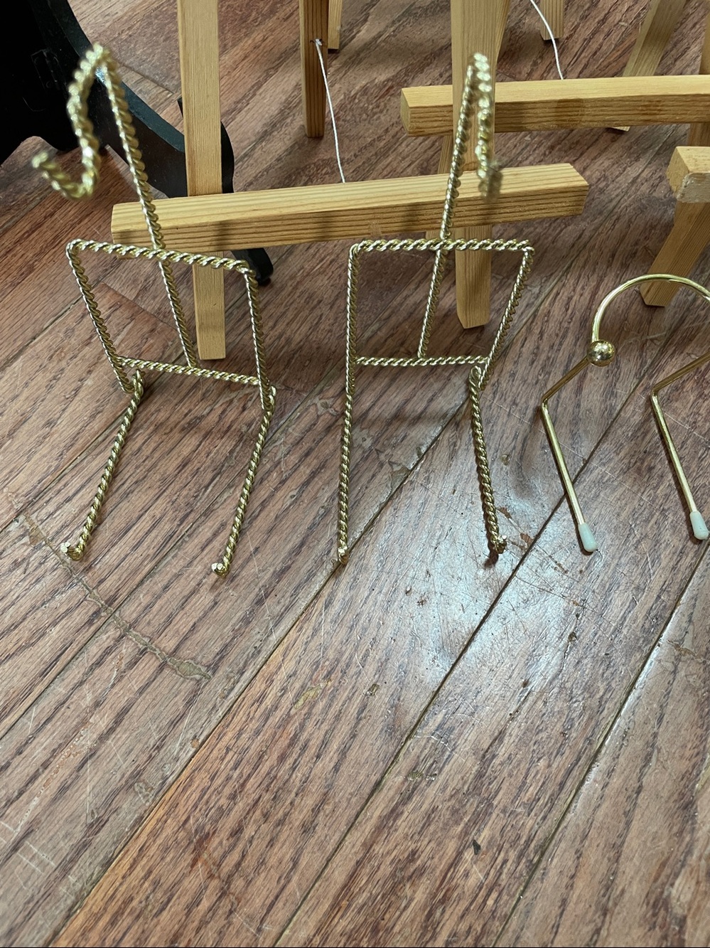 Plate Photo Stands. 9. Wood. Metal - Picture 2 of 7